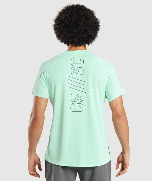 Panske Tricka Gymshark Steve Cook Modre | YA4076821